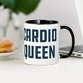 thumbnail image 3 of CafePress - Cardio Queen Pattern - 11 oz Ceramic Mug - Novelty Coffee Tea Cup, 3 of 4