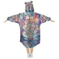 thumbnail image 2 of BZSMCE Wearable Blanket Hoodie Fashion Whimsical Voyage Home Wear, 2 of 7