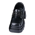 thumbnail image 1 of Milaget 2Pcs Action Figure Footwear Chunky Sole Miniature Model 1/4 Scale Doll Shoes Black, 1 of 9