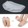 thumbnail image 4 of Happydeer 1Pair Women Silicone Breathable Forefoot High Heel Shoes Insole Half Yard Pads, 4 of 7