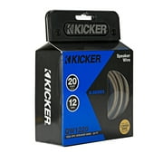 Kicker 50CVX102 10 CompVX 2 Ohm Subwoofer & 46QW1220 12AWG 20ft Speaker Wire