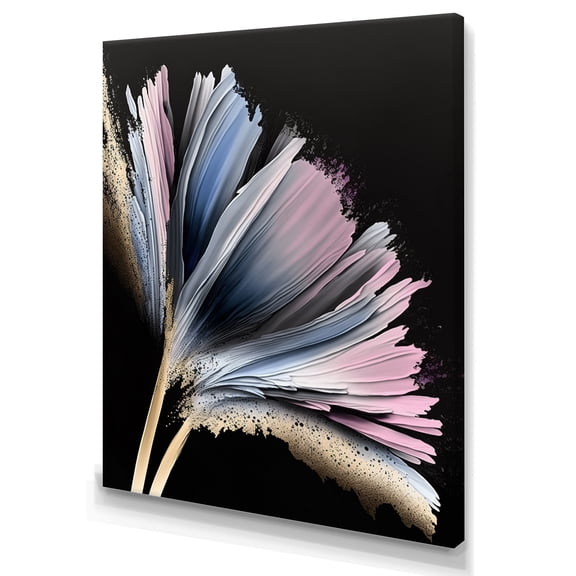 Designart Gerbera Hyperrealistic Flowers IV Canvas Wall Art