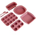 thumbnail image 4 of Juego de herramientas para hornear moldes para pasteles, horno doméstico, molde para tostadas, galletas, pan, pasteles, tazas, color sólido, moderno, práctico y duradero, 4 of 4