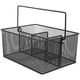 thumbnail image 3 of Cesta de almacenamiento para cubiertos, compartimento para cubiertos, organizador de cubiertos de metal, 3 of 8