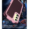 thumbnail image 3 of LeYi for Samsung Galaxy A25 5G Case, a 25 5G Case with 2 Pack Screen Protectors, Dual Layer Protective PC Back, Pink, 3 of 8