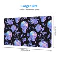thumbnail image 2 of Salouo flower Skull crystal Print Large Mouse Pad,Extended Mat Desk Pad, 3mm Thick Mice Pad Desk Mat Big Desk Pad for Work, Game, Office, Home -16 x 29.5in, 2 of 8