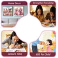 thumbnail image 4 of CSZPPQAF Diamond Art Painting Kits,2-Pack Little Pig Art Craft Full Round Drill,13.8"×13.8", 4 of 7
