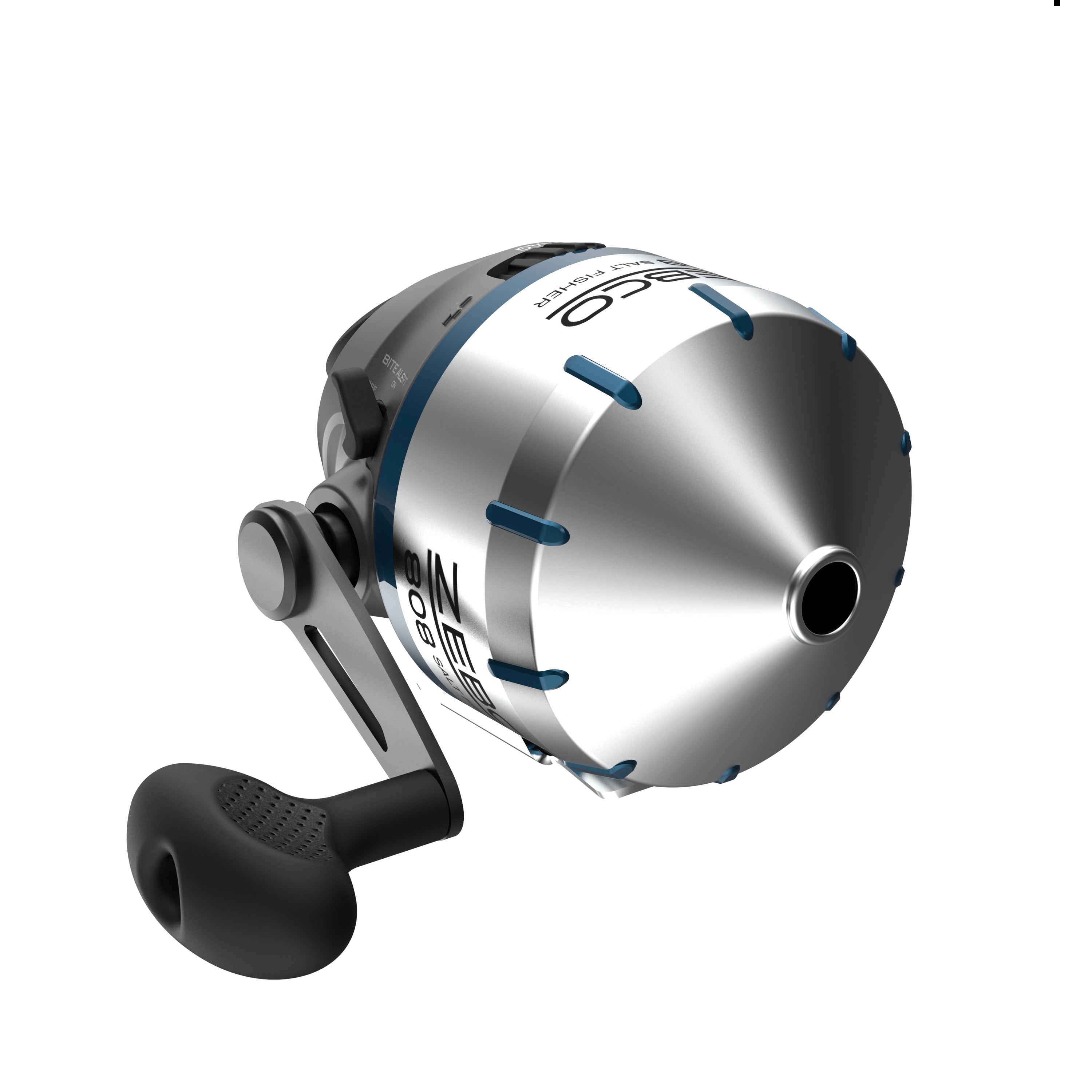 Zebco 808 Saltfisher Spincast Fishing Reel, Size 80 Reel, Changeable
