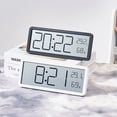 thumbnail image 6 of Lcd Screen Digital Wall Clock Time Temperature Humidity Display Electronic Clock, 6 of 9