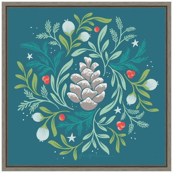 Amanti Art Falala VI Framed Canvas Wall Art Print