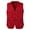 Red, variant on TIHLMK Vest for Men Multi-Pocketed Photography Denim Jacket Outdoor Casual Fishing Large Size