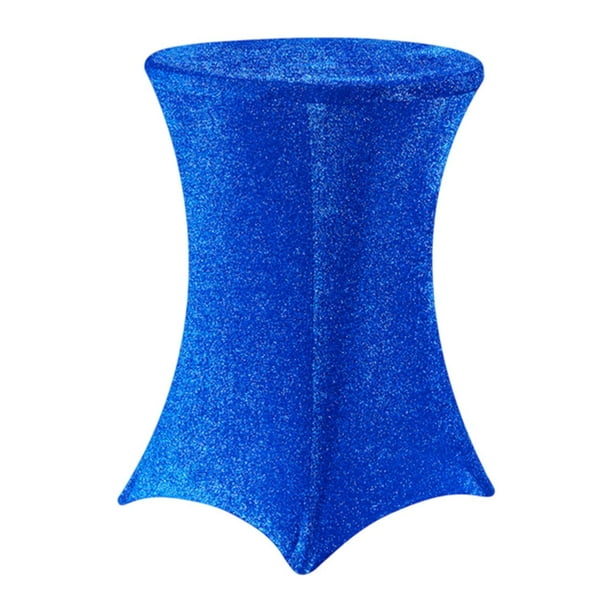 Mantel de cóctel de 80 x 110 cm, de lujo, antiarrugas. Azul