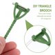 thumbnail image 2 of EeaseMX 1 Conjunto de 100pcs Pasaje de ramillete de plástico Flores Boutonniere Pines DIY Craft Broche, 2 of 8