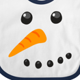 thumbnail image 4 of Inktastic Snowman Face Boys or Girls Baby Bib, 4 of 4