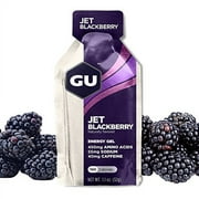 GU Energy Original Sports Nutrition Energy Gel, Jet Blackberry, 24 Count Box
