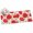 White, Scarlet Red, Emerald Green, Sage, variant on Round Rugs 4Ft, Red Flowers Round Area Rug Washable Indoor Throw Carpet, Country Botanical Poppy Blossom Floral Beige Soft Non Slip Circle Rug for Kitchen Nursery Room Home Decor Aesthetic
