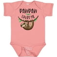 thumbnail image 3 of Inktastic Pawpaw Loves Me Cute Sloth and Baby Boys or Girls Baby Bodysuit, 3 of 5