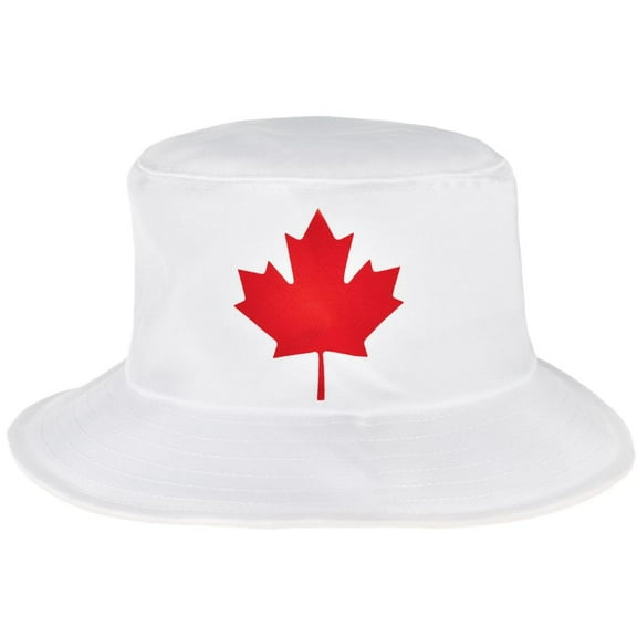 Canada Day White Bucket Hat