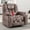 Brown, variant on Bonzy Home Extra Wide 3-Seat Manual Reclining Sofa with Hidden Cup Holders, Soft Fabric and Padded Seat, Brown