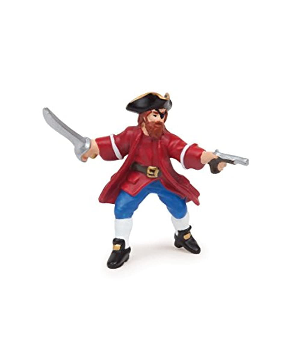 Papo Skeleton Pirate Captain with Sword Figure Hand Painted 