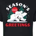 thumbnail image 3 of Coca-Cola - Seasons Greetings Polar Bears - Juniors Cropped Short Sleeve Graphic T-Shirt, 3 of 5