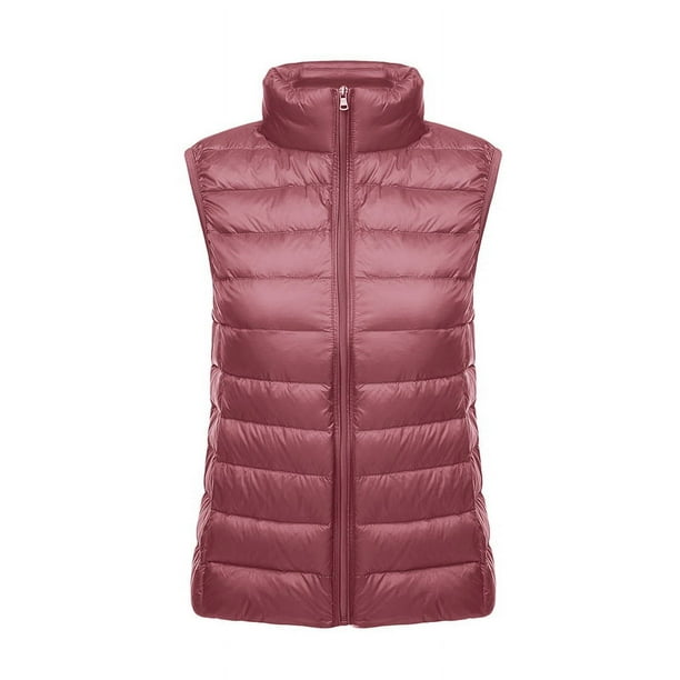 Chaleco de plumón fino de otoño e invierno para mujer, chaleco ajustado de talla grande, chaleco corto para mujer, chaleco de moda