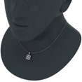 thumbnail image 2 of Center Princess Cut 18K White Gold Diamond Pendant Necklace for Women W/ Gold Chain 0.60 CT TW ( G , VS ), 2 of 4