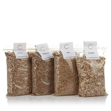 Curtis Stone Indoor Smoker Wood Chips Variety 4-Pack -