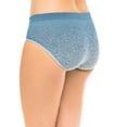 thumbnail image 3 of kindly yours Women’s Sustainable Seamless Hipster Underwear, 3-Pack, 3 of 9
