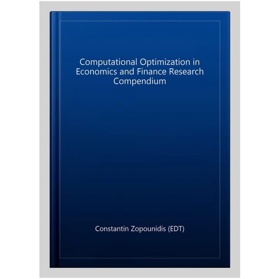 Pre-Owned Computational Optimization in Economics and Finance Research Compendium