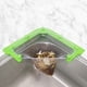 thumbnail image 4 of Filtro triangular de tres soportes con 1 Uds. Bolsa de colador de fregadero, cesta de filtro de fregadero de esquina, soporte de estante de almacenamiento de basura, filtro de fregadero, 4 of 5