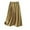 Khaki, variant on Mrat Mid Length Skirts for Ladies Women's Summer Solid Elastic Waist Cotton Linen Ankle Beach Skirt Long Tulle Skirts S-32 Black XXL