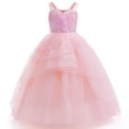 thumbnail image 1 of Disfraz de bruja Szytypyl Glinda para niñas, vestido rosa de poliéster, 1 of 5