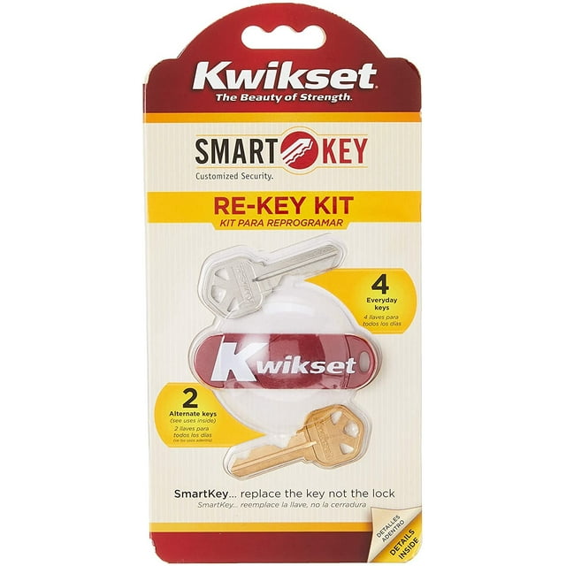 Kwikset 83262001 SmartKey Rekeying Kit 4 Pack