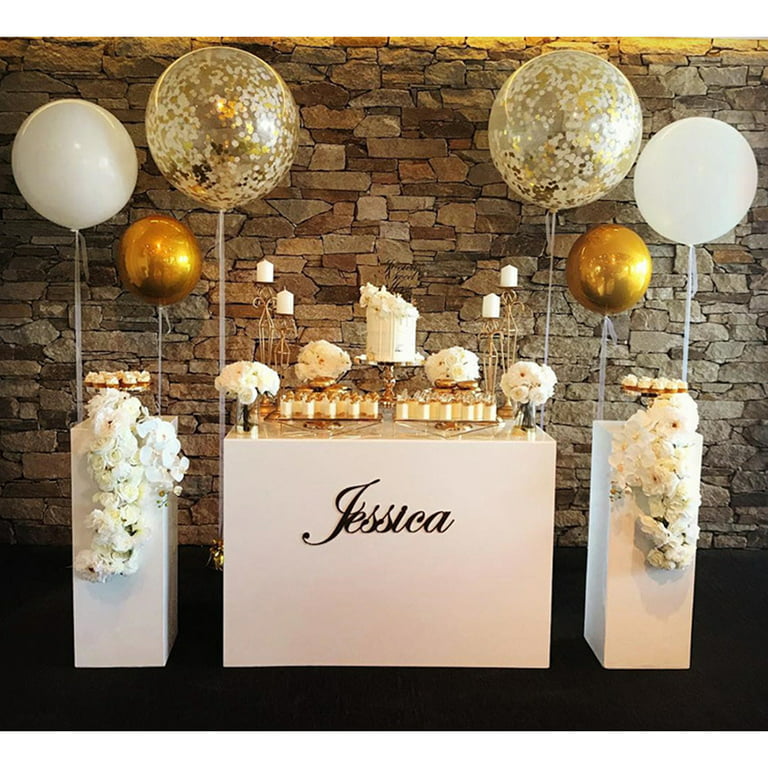 3000/1000Pcs Glitter Star Shape Balloon Confetti Table Wedding Party Decoration Silver Plastic, Size: 6 mm