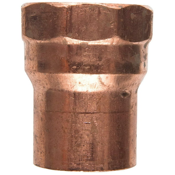 Adaptador de cobre NIBCO 1-1/4 pulgadas Soldar X 1-1/4 pulgadas Soldadura D