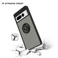 thumbnail image 7 of CoverON For Google Pixel 7 Pro Case, Clear Back Ring Holder Kickstand Phone Cover, Black, 7 of 7