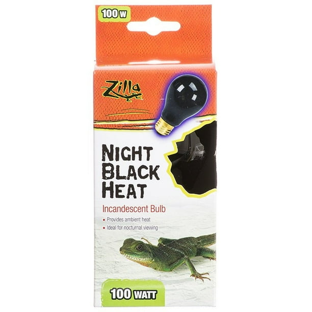 100 watt Zilla Night Black Heat Incandescent Bulb for Reptiles