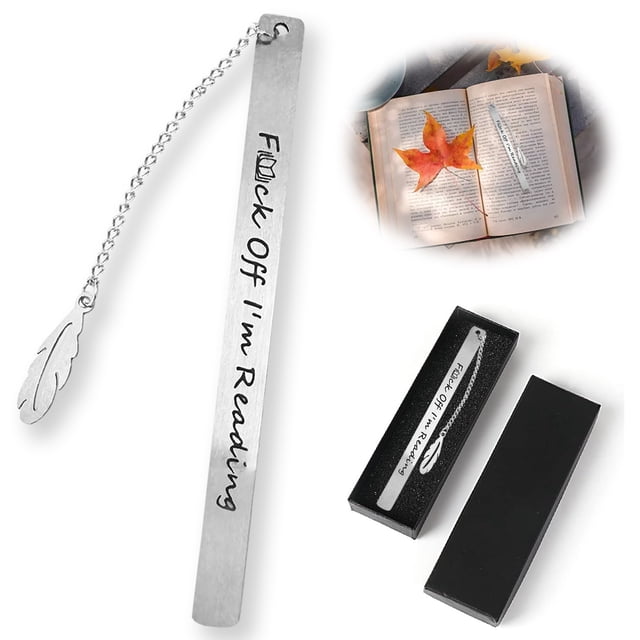 Ficarrico Marcapáginas divertido para lectores, marcadores de palabras interesantes para mujeres y hombres, accesorios de libros, marcadores para amantes de los libros, regalos para ratones de