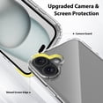 thumbnail image 6 of for iPhone 16 Case, Luxury Clear Ultra Slim Anti-Scratch Shockproof Non-Yellowing Acrylic Hard Back Protective Lightiweght Phone Case Cover Fit for iPhone 16 - Clear, 6 of 6