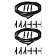 thumbnail image 4 of relayinert Black Quick And Easy Replacement Washer Hose Kit For Window Washer Hose Kit Front Windshield 2Set, 4 of 4