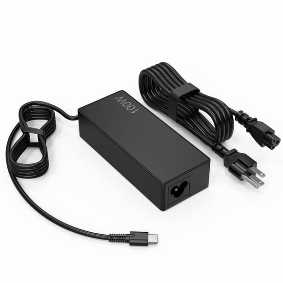 Cargador para laptop EDRF de 100W con USB-C y carga rápida