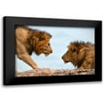 thumbnail image 1 of Bibi, Tamir 18x13 Black Modern Framed Museum Art Print Titled - Face to Face, 1 of 5