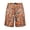 Orange Leopard Print, variant on Men’s Sleep Shorts Relaxed Fit Lounge Pants with Pockets Mens Pajama Loungewear Home Wear Comfort Orange Leopard Print Large