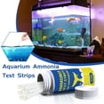 thumbnail image 2 of Aquarium Ammonia Test Strips, 50 Aquarium Test Strips Accurate Ammonia Test Kit, Quick and Accurate Fish Tank Test Strips, for Fish Tank, Breeding Farms, or Aquarium, 2 of 8