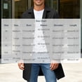 thumbnail image 3 of Miqool Mens Trench Coat Turndown Collar Button Down Long Sleeve Mid Length Winter Casual Business Outerwear Overcoats with Pockets M-XXXL, 3 of 9