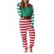 thumbnail image 1 of Pijama navideño para mujer, mono de manga larga con capucha y cremallera, ropa de dormir, disfraz festivo, 1 of 5