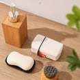 thumbnail image 2 of Pebbuoy 1/2 Pcs Soap Box Drainage with Drainage Function Lock Design Dustproof Leakproof Travel Soap Case Portable Soap Holder Business Trip Soap Container with Lid, 2 of 7