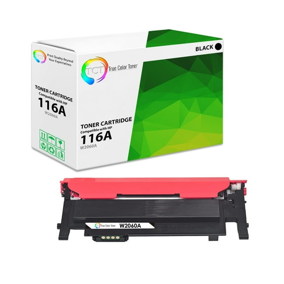 TCT 116A Black Toner Cartridge - Premium Compatible Replacement for HP 116A Black W2060A Black