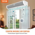 thumbnail image 2 of VEVOR Rideau d'Air Commercial Intérieur 42 Pouces Super Puissance 2 Vitesses 1350CFM, Rideaux d'Air Muraux pour Portes, 2 of 9